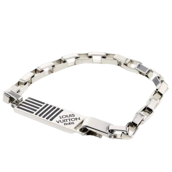 Louis Vuitton Damier Silver Bracelet